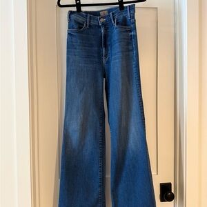 MOTHER Flare Jeans in Classic Blue